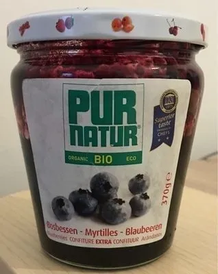 Confiture Myrtilles Sauvages