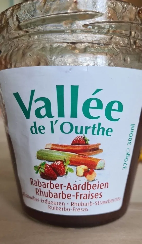 Confiture rhubarbe-fraises
