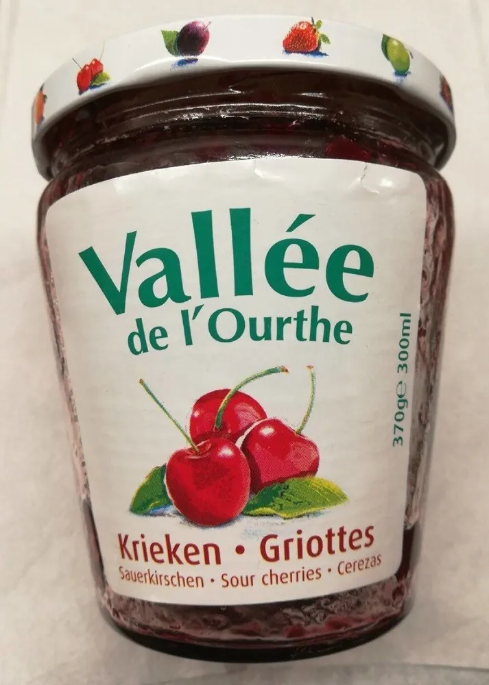 Vallée de l'Ourthe Confiture Griottes