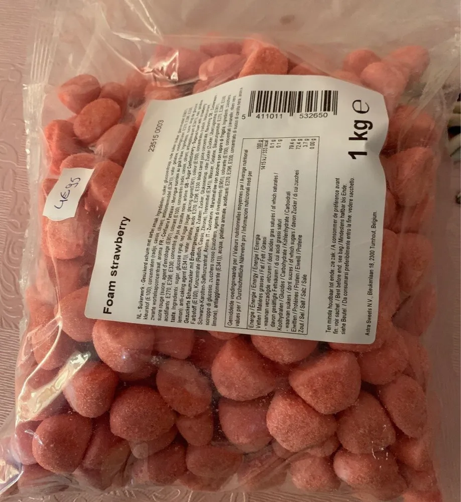 Foam strawberry