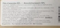 Pâtes d'amandes 50