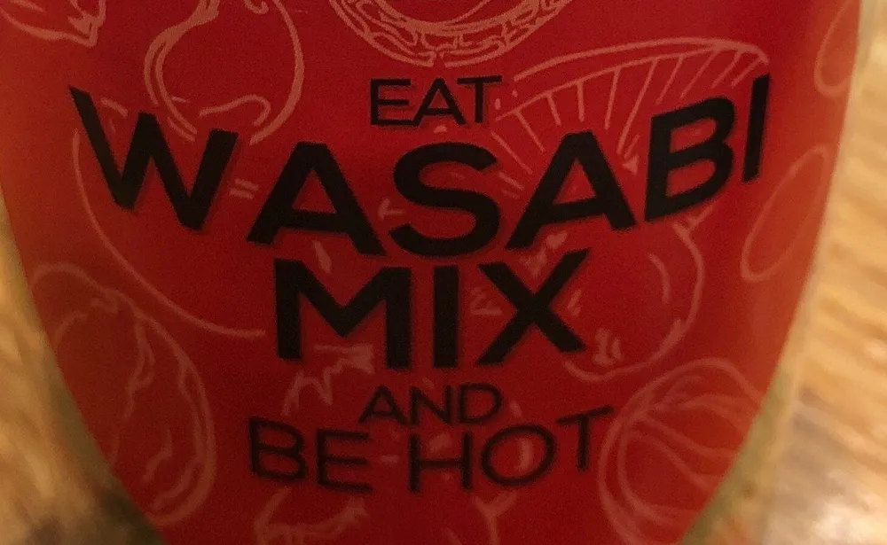 Eat wasabi mix