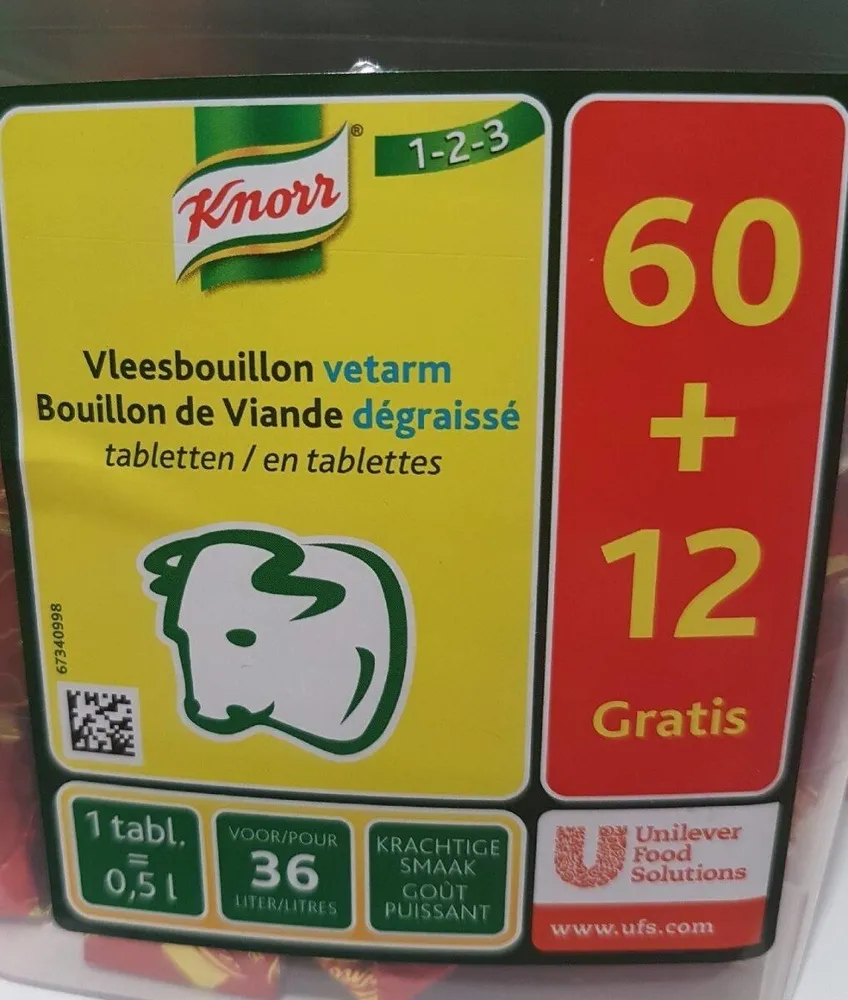 Bouillon de viande dégraissé