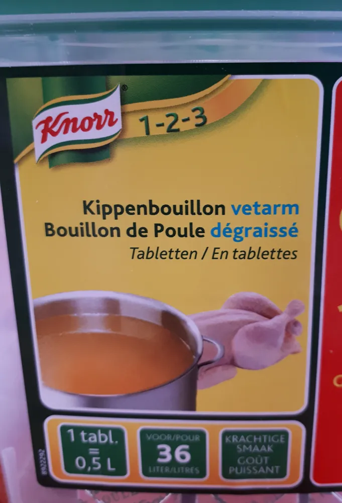 Bouillon de poule dégraissé