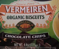 Vermeiren Organic Biscuits Chocolate Chips