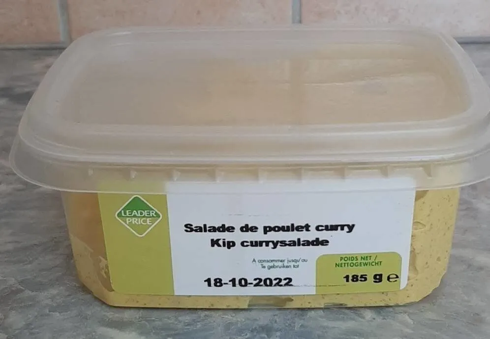 Salade de poulet curry