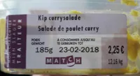 Salade poulet curry