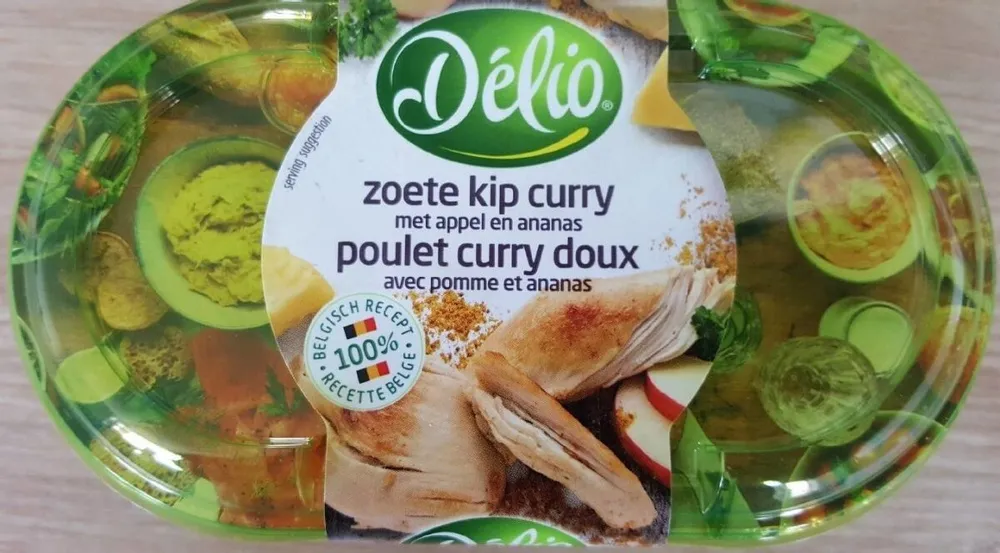 Poulet Curry Doux avec pomme et ananas