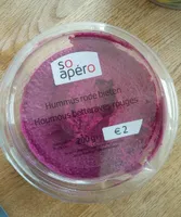 Houmous betteraves rouges