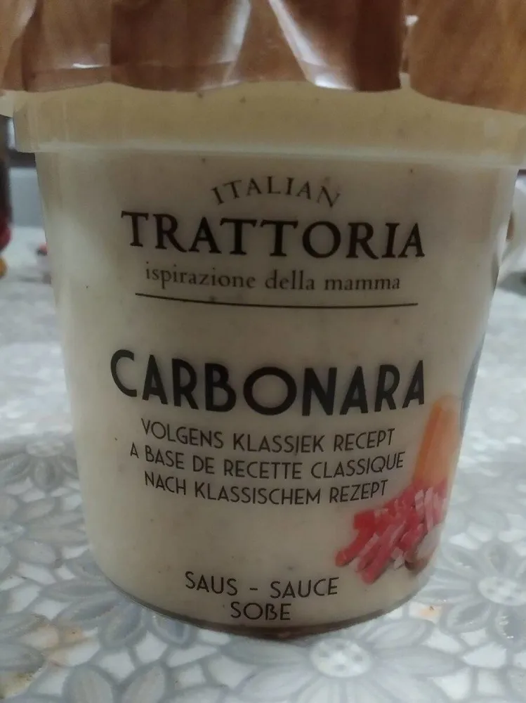 Sauce carbonara