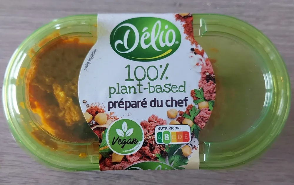 plant-based préparé du chef