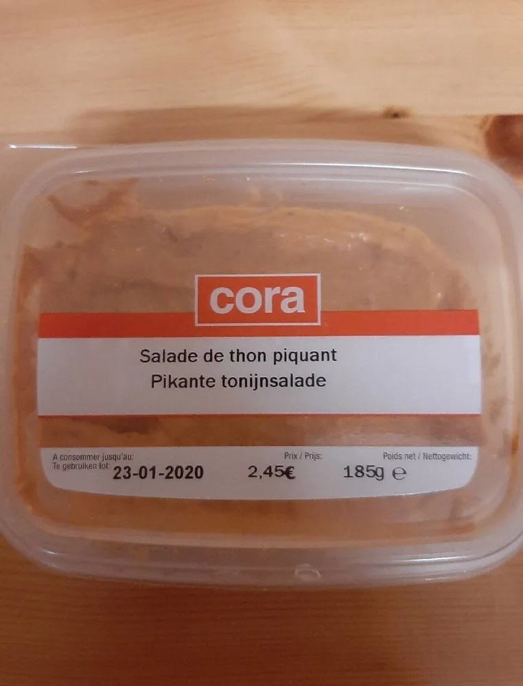 Salade de thon piquant