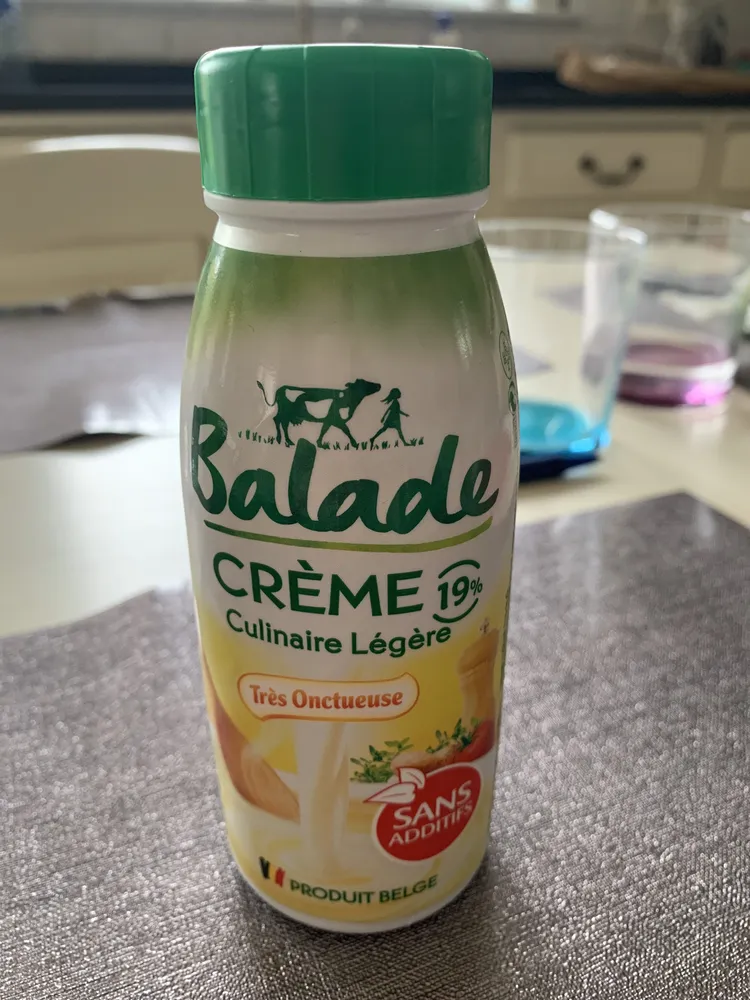 crème culinaire légère