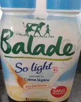 So light spécialité de crème légère 5% sans additifs