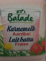 Lait battu fraise