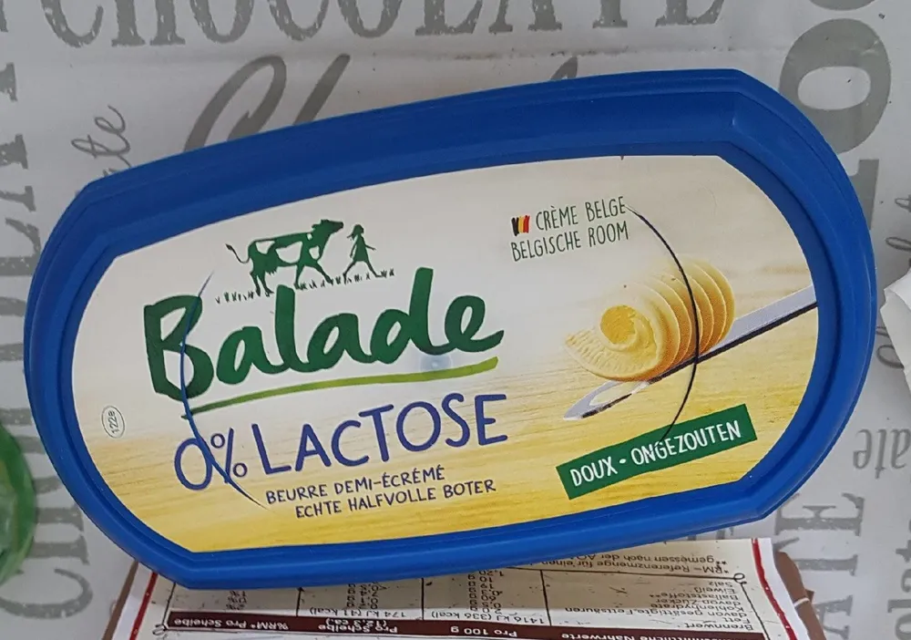 Beurre 0%Lactose