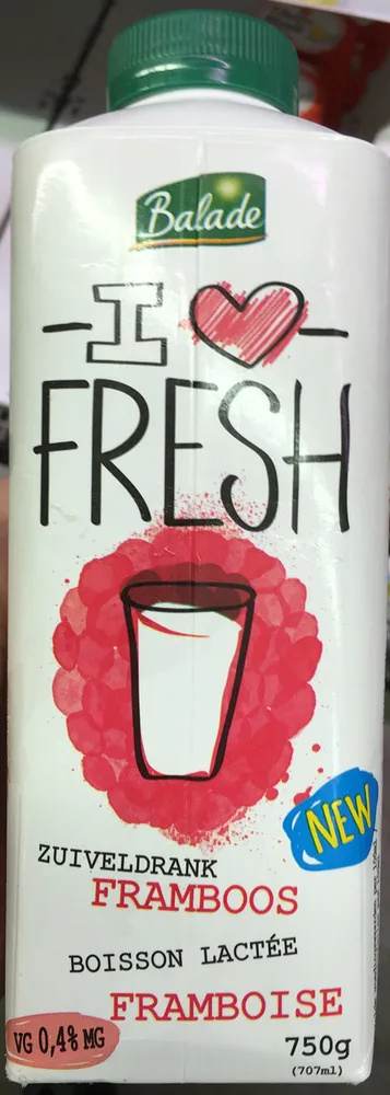 I ♥️ Fresh Boisson Lactée Framboise