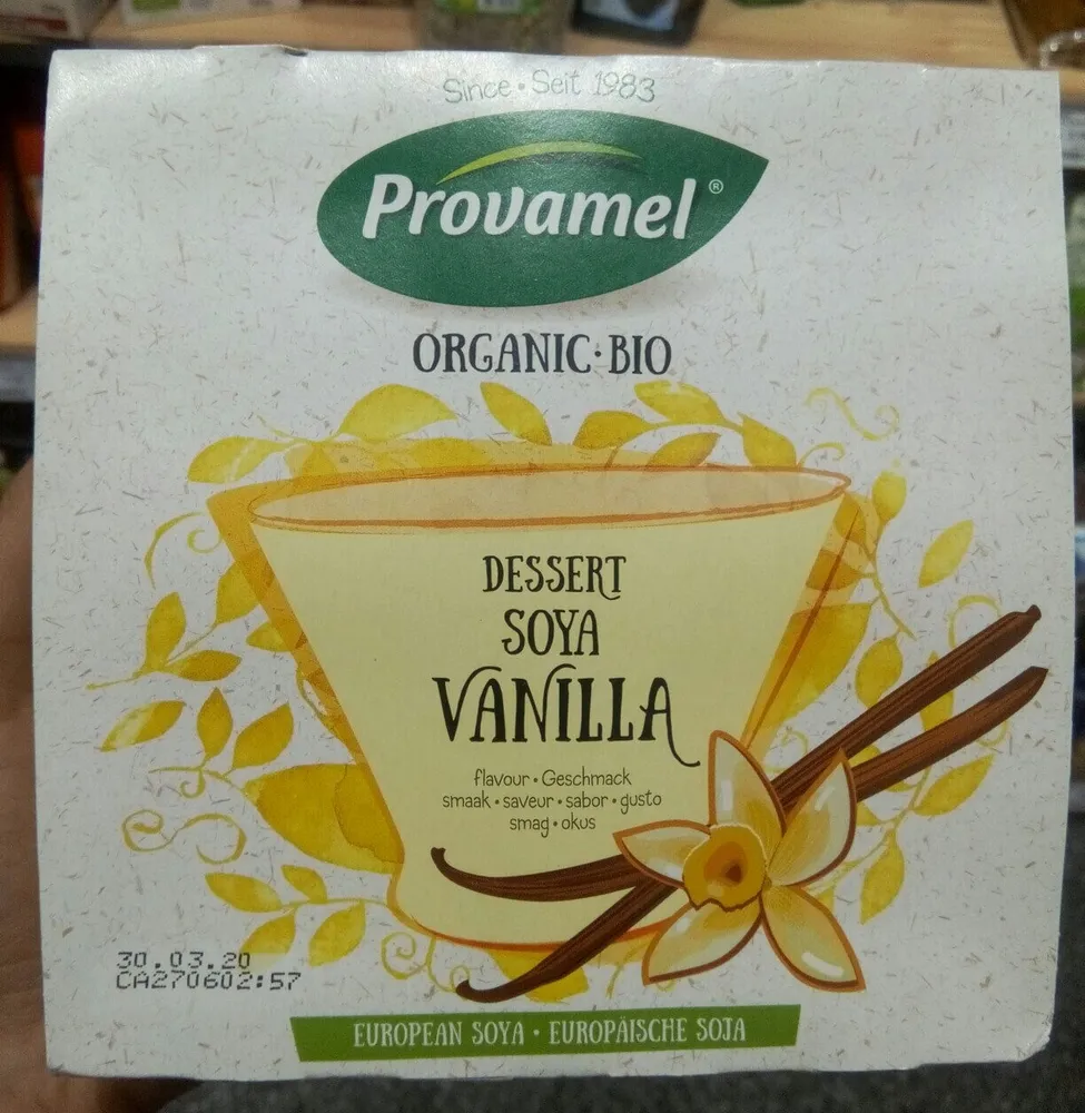 Provamel Bio Sojadessert, Vanille 4x125g