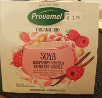 Organic bio soya raspberry-vanilla