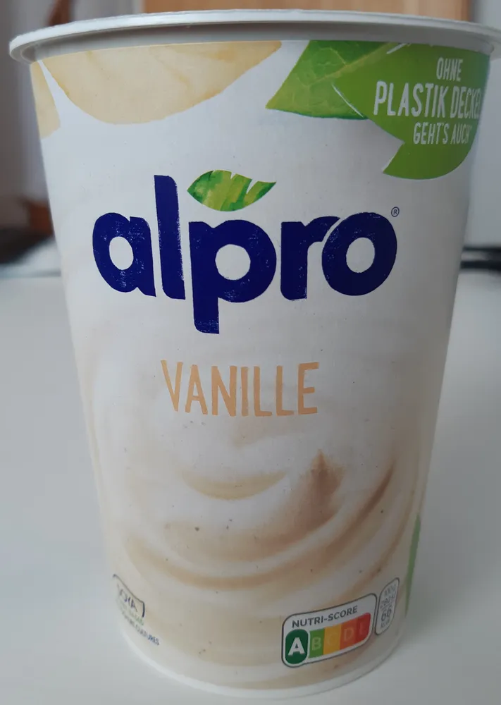 Alpro Joghurtalternative auf Sojabasis, Vanille, 500 g
