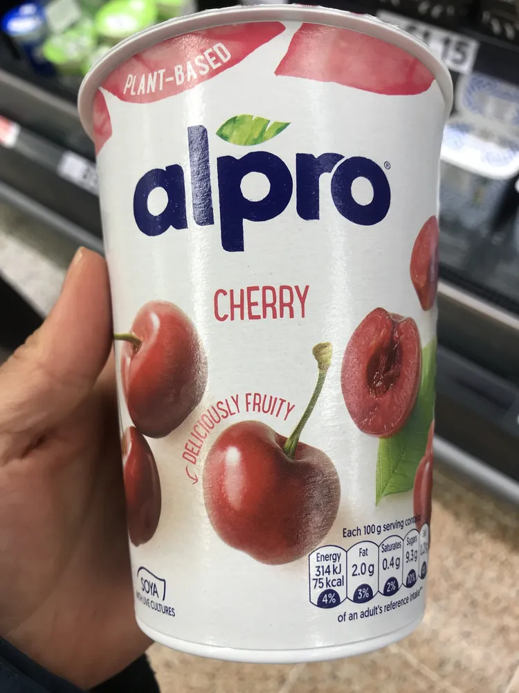 Alpro Fermentiertes Sojaprodukt, Kirsche 500g