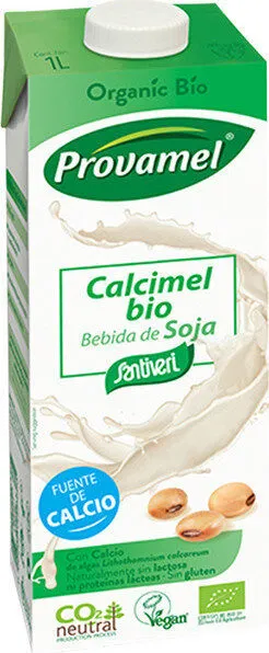 Organic bio calcimel bebida de soja con calcio