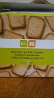 Biscottes au blé complet