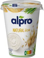 Alpro Joghurtalternative auf Sojabasis, Natur mit Hafer, 500 g