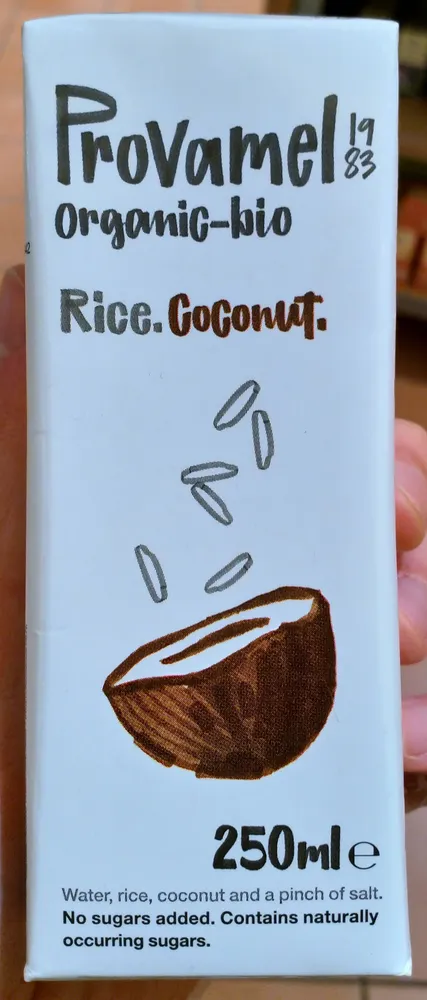 Rice. Coconut.