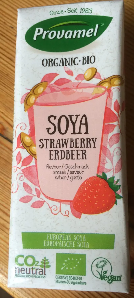Organic soya strawberry