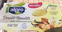 Dessert moments amandes vanille