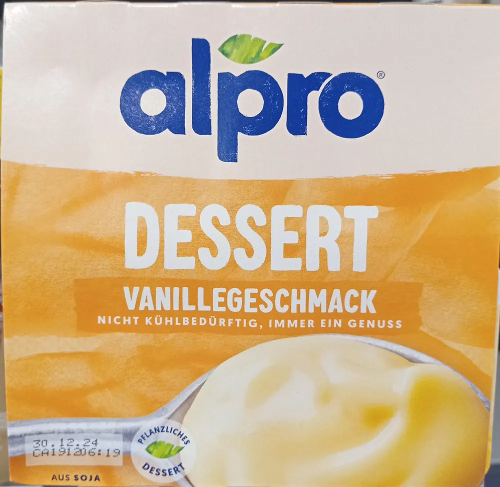 Dessert Vanillegeschmack von Alpro