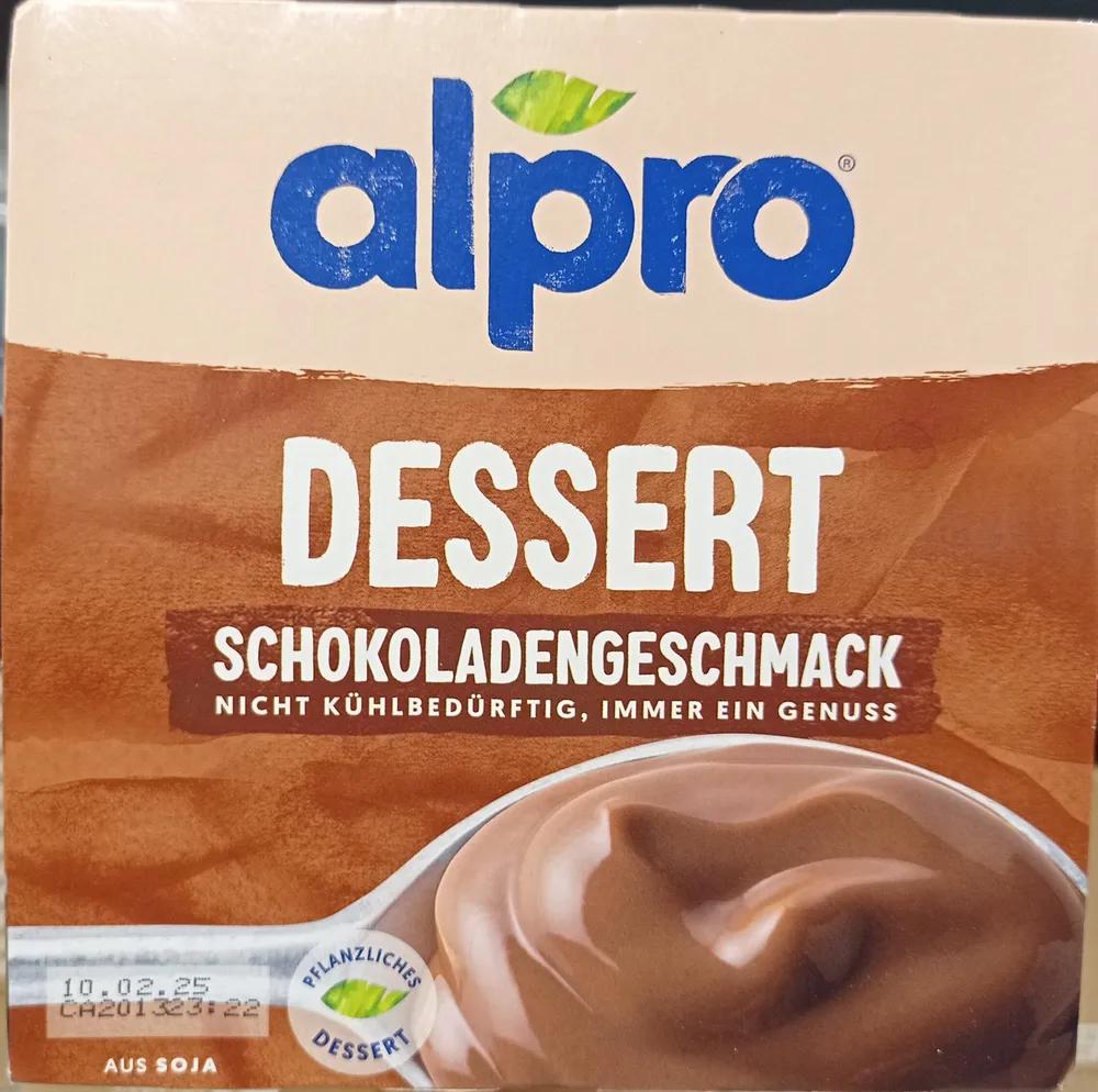 Dessert Schokoladengeschmack