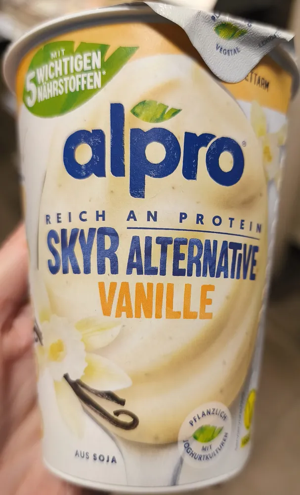 Skyr Alternative Vanille aus Soja