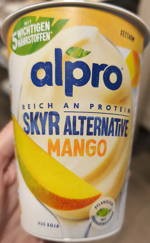 Skyr Alternative Mango aus Soja