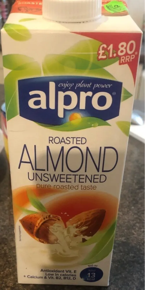 Alpro roasted almond unsweetened
