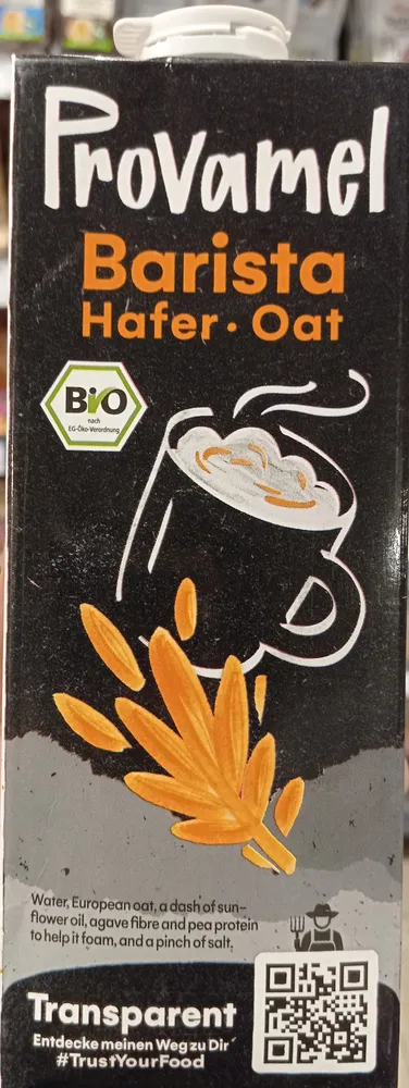 Provamel Biologischer Haferdrink, Barista 1Lt
