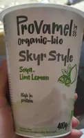 provamel organic-bio skyr style soya lime lemon