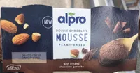 Alpro Schokoladen-Mandel-Mousse mit Ganache, double chocolate UTZ/RAC MB 2x70g