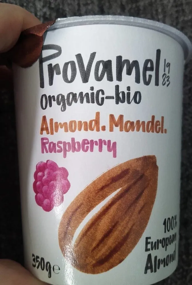 Almond. raspberry