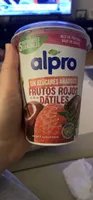 Alpro Fermentiertes Sojaprodukt, rote Früchte mit Datteln, ohne Zuckerzusatz 400g