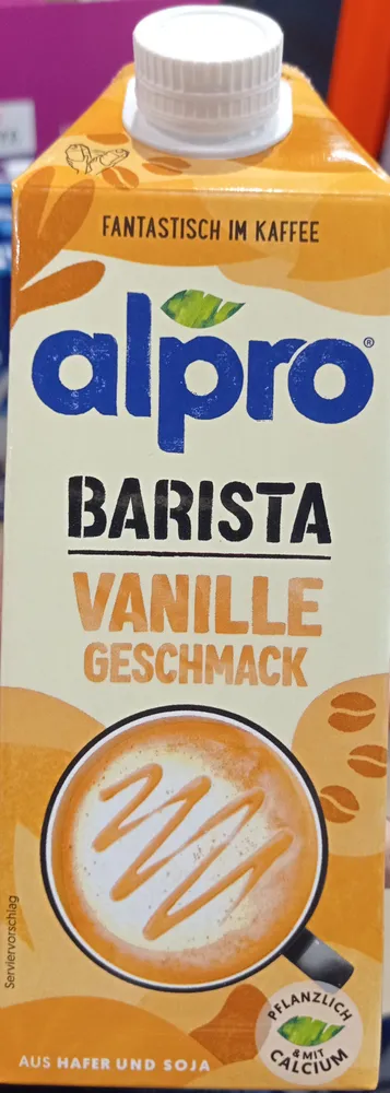 Barista Vanille aus Hafer und Soja