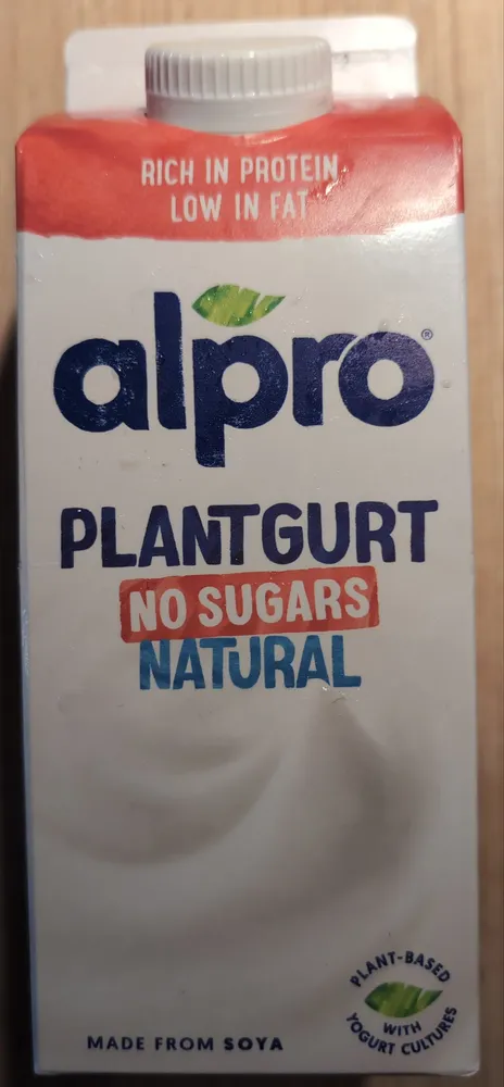 Plantgurt no sugars natural