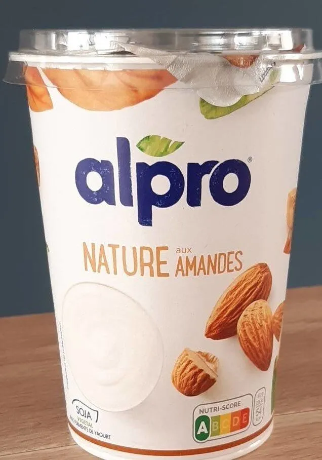 Yaourt nature aux amandes