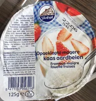 Fromage maigre fouetté fraises