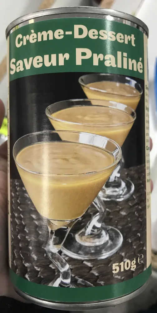 Crème dessert praline