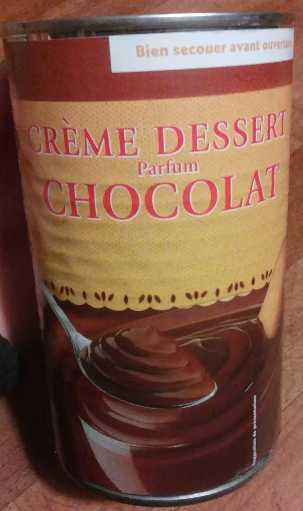 Crème dessert parfum chocolat