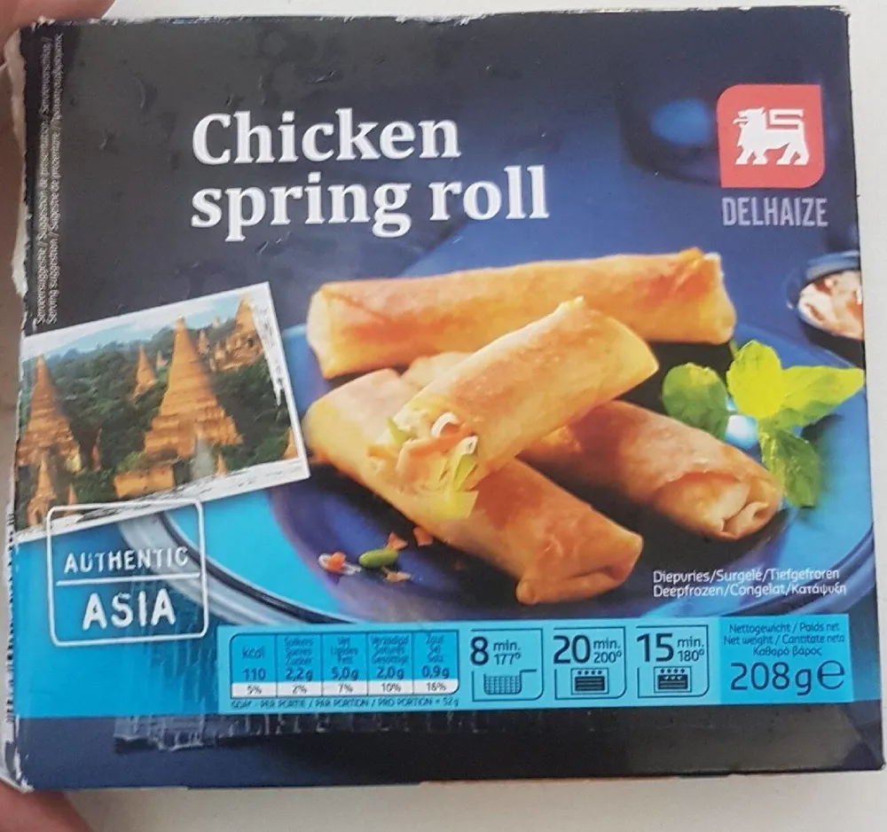 Chicken spring roll
