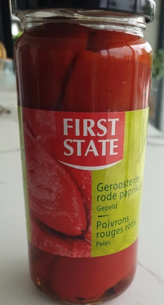 Geroosterde rode paprika