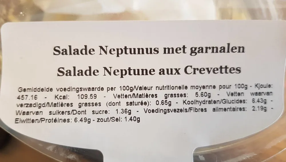 Salade Neptune aux Crevettes